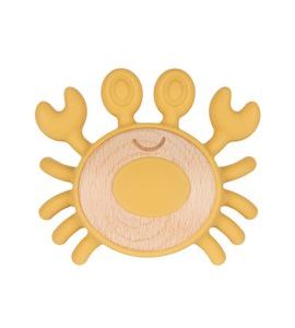 CANPOL BABIES DŘEVĚNO-SILIKONOVÉ KOUSÁTKO KRAB - KOUSÁTKA - PRO DĚTI