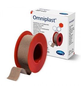 HARTMANN NÁPLAST CÍVKOVÁ OMNIPLAST 1.25 CM X 5 M TEXTILNÍ 1 KS - NÁPLASTI - KOUPÁNÍ A ZDRAVÍ