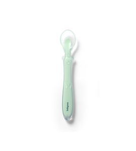 BABYONO LŽIČKA SILIKONOVÁ - BLUE 6M+ - LŽIČKY A PŘÍBORY - KRMENÍ