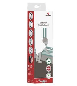 BABYDAN ZAJIŠTĚNÍ OKNA WINDOW SAFETY LOCK, BIO - BEZPEČNOST DĚTÍ V DOMÁCNOSTI - KOUPÁNÍ A ZDRAVÍ