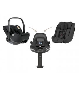 KIKKABOO SET I-CLASS 360 I-SIZE AUTOSEDAČKA 40-87CM + AUTOSEDAČKA 40-105CM + ZÁKLADNA OTOČNÁ NOIR - AUTOSEDAČKY 0-13KG - AUTOSEDAČKY A PŘÍSLUŠENSTVÍ