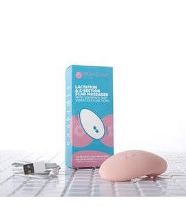 MOMCARE BY LINA MASÁŽNÍ PŘÍSTROJ NA PODPORU LAKTACE A MASÁŽ JIZVY PO CÍSAŘSKÉM ŘEZU - POPORODNÍ POMŮCKY - PRO MAMINKY