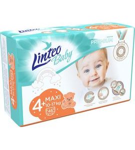 LINTEO BABY PLENKY PREMIUM MAXI+ 46KS - JEDNORÁZOVÉ PLENY - PŘEBALOVÁNÍ