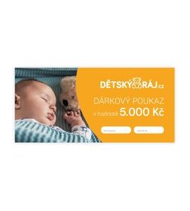 DÁRKOVÝ POUKAZ 5.000 KČ - PRO MAMINKY - SEZÓNNÍ KATEGORIE