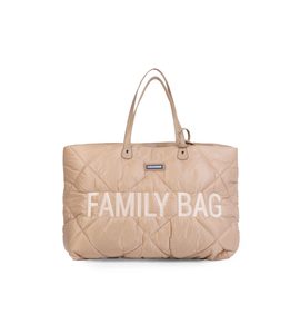 CHILDHOME CESTOVNÍ TAŠKA FAMILY BAG PUFFERED BEIGE - BRAŠNE NA RUKOVÄŤ - KOČÍKY A PRÍSLUŠENSTVO