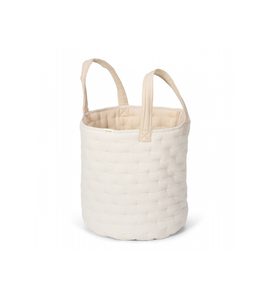 LITTLE DUTCH KOŠÍK TEXTILNÍ OBOUSTRANNÝ EXTRA VELKÝ PURE SOFT BEIGE STRIPE - DEKORACE A POLIČKY - SPINKÁNÍ