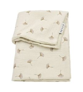 MEYCO MUŠELÍNOVÁ PŘIKRÝVKA GINKGO 75X100 - SOFT SAND - DĚTSKÉ DEKY PRO MIMINKA - SPINKÁNÍ