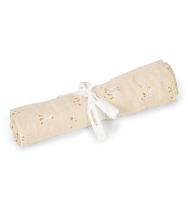 LITTLE DUTCH PLENA ZAVINOVACÍ 120X120 CM HUSA NEWBORN NATURALS - LÁTKOVÉ PLENY ALL IN ONE - PŘEBALOVÁNÍ