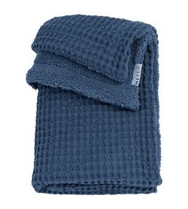 MEYCO DEKA WAFFLE TEDDY FLEECE - INDIGO - DĚTSKÉ DEKY PRO MIMINKA - SPINKÁNÍ