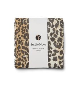 STUDIO NOOS ZAVINOVAČKA PRINT MEDIUM LEOPARD - ZAVINOVACÍ PLENY / OSUŠKY VELKÉ - PŘEBALOVÁNÍ