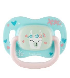 CANPOL BABIES DUDLÍK SILIKONOVÝ TŘEŠINKA EXOTIC ANIMALS 18M+ 1KS LAMA - ŠIDÍTKA A DOPLŇKY - KRMENÍ