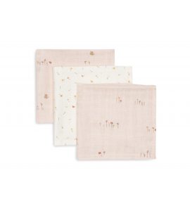 JOLLEIN UBROUSKY MUŠELÍNOVÉ 3 KS 31X31CM PRETTY PICNIC - LÁTKOVÉ UBROUSKY - PŘEBALOVÁNÍ
