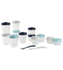 BEABA SADA KELÍMKŮ NA JÍDLO 12 KS + 2 LŽIČKY - VÝHODNÉ SADY - KRMENÍ