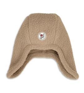 LODGER ZIMNÍ ČEPICE TEDDY BEIGE 3 - 6 MĚSÍCŮ - ČEPIČKY A KLOBOUČKY - PRO DĚTI