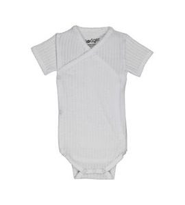 LODGER ROMPER SS SEERSUCKER CLOUD DANCER 74 - BODY - PRO DĚTI