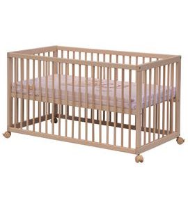 SCARLETT DĚTSKÁ POSTÝLKA SCARLETT KOMBI - PŘÍRODNÍ (BUK) - VYNDAVACÍ PŘÍČKY - 120 X 60 CM - DŘEVĚNÉ POSTÝLKY - SPINKÁNÍ