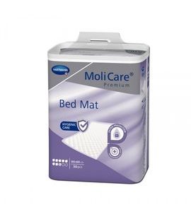 HARTMANN MOLICARE BED MAT 8 KAPEK 60 X 60 CM 30 KS - JEDNORÁZOVÉ PODLOŽKY - PŘEBALOVÁNÍ