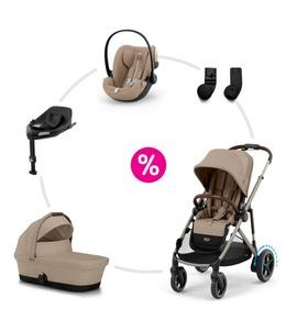 CYBEX E-GAZELLE S + COT S + CLOUD G PLUS + BASE G + ADAPTÉRY 2025 - SPORTOVNÍ KOČÁRKY - KOČÁRKY A PŘÍSLUŠENSTVÍ