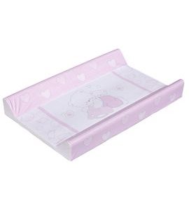 RIALTO BABY PŘEBALOVACÍ PODLOŽKA PEVNÉ DNO 80X50 ROSA HEARTS - PŘEBALOVACÍ PODLOŽKY - PŘEBALOVÁNÍ