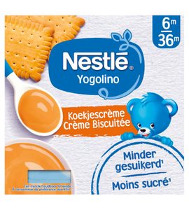 NESTLÉ YOGOLINO SUŠENKA 4X100G - OVOCE/DEZERTY - KRMENÍ