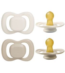 B.BOX DUDLÍKY Z PŘÍRODNÍHO KAUČUKU 0-6M, 2KS - VANILLA/LATTE - ŠIDÍTKA A DOPLŇKY - KRMENÍ