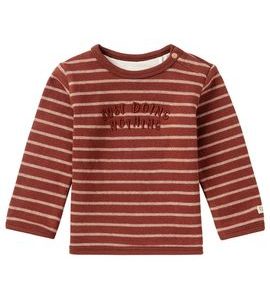 NOPPIES SWEATER HOBHOUSE MAHOGANEY - KABÁTKY, MIKINKY - PRO DĚTI