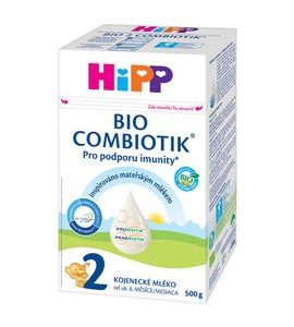 HIPP POKRAČOVACÍ MLÉČNÁ KOJENECKÁ VÝŽIVA HIPP 2 BIO COMBIOTIK 500G - KOJENECKÁ MLÉKA - KRMENÍ