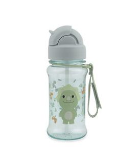 SKIP HOP LAHEV S BRČKEM 355ML BESTIES SQUAD DINO 12M+ - SPORTOVNÍ LAHVE - KRMENÍ