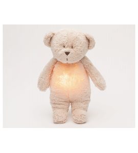 MOONIE USÍNÁČEK MEDVĚD 2.0 ORGANIC ROSE - USÍNÁČCI ŠUMÍCÍ / S TLUKOTEM - PRO DĚTI