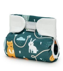 T-TOMI ORTOPEDICKÉ ABDUKČNÍ KALHOTKY - SUCHÝ ZIP ANIMAL FRIENDS (3-6KG) - PLENKOVÉ KALHOTKY - PŘEBALOVÁNÍ