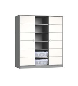 FAKTUM ALDA SILK GREY SKŘÍŇ TŘÍDÍLNÁ - SKŘÍNĚ - SPINKÁNÍ