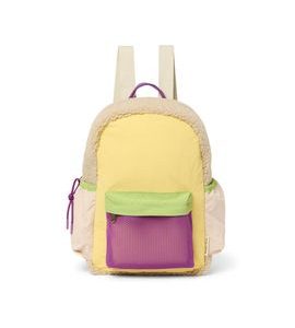 STUDIO NOOS PATCHWORK MIDI BACKPACK - BATŮŽEK BUTTER YELLOW - BATOHY A TAŠKY - PRO DĚTI