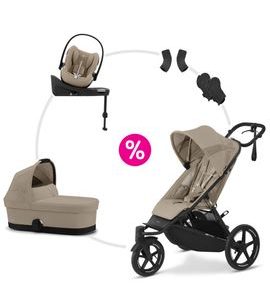 CYBEX SET 6V1 AVI SPIN 2025 + COT S + CLOUD G PLUS + BASE G + ADAPTÉRY - TROJKOMBINACE - KOČÁRKY A PŘÍSLUŠENSTVÍ