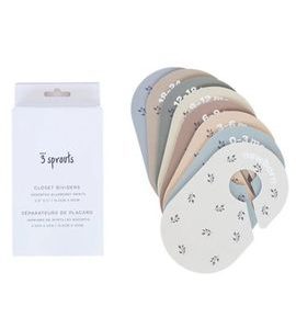 3 SPROUTS ODDĚLOVAČ RAMÍNEK DLE VĚKU 8 KS BLUEBERRY - DEKORACE A POLIČKY - SPINKÁNÍ