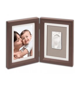 BABY ART DŘEVĚNÝ RÁMEČEK PRO OTISK MY BABY TOUCH SIMPLE BROWN - OTISKY A ALBA - PRO MAMINKY