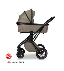 MOON PIÚ BLACK MATT - MUD - DVOJKOMBINACE - KOČÁRKY A PŘÍSLUŠENSTVÍ