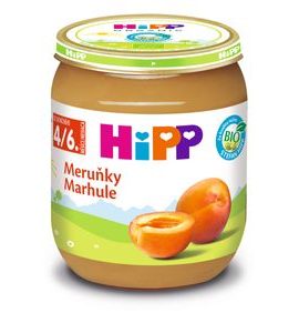 HIPP BIO MERUŇKY - OVOCE/DEZERTY - KRMENÍ