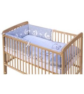 SCARLETT SOUPRAVA DO POSTÝLKY 6-DÍLNÁ TORO ŠEDÁ 90X120CM - POVLEČENÍ DO POSTÝLKY - SPINKÁNÍ