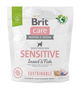 BRIT CARE DOG SUSTAINABLE SENSITIVE 1 KG - GRANULE PRO PSY - CHOVATELSKÉ POTŘEBY MALVÍKZOO