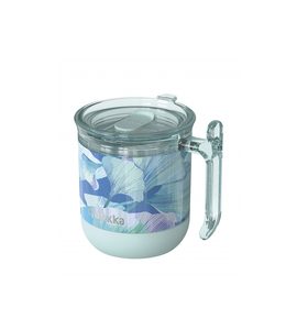 QUOKKA NEREZOVÝ TERMOHRNEK WAVE GINGKO LEAVES 260 ML - TERMOOBALY A TERMOSKY - KRMENÍ