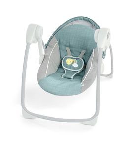 INGENUITY HOUPAČKA S MELODIÍ SUN VALLEY™ TEAL 0M+ DO 9KG - LEHÁTKA A HOJDAČKY - SPINKÁNÍ