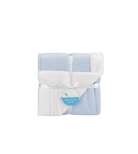 INTERBABY DEKA KOSTIČKY & BERÁNEK - MODRÁ - OSUŠKY A DĚTSKÉ ŽUPANY - KOUPÁNÍ A ZDRAVÍ