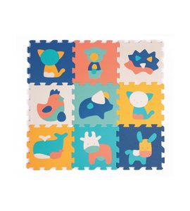 LUDI PUZZLE PĚNOVÉ 90X90 CM ZVÍŘÁTKA - PUZZLE - PRO DĚTI