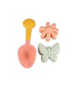 LITTLE DUTCH SADA NA PÍSEK 3 KS KVĚTINY A MOTÝLI - HRAČKY NA PÍSEK - PRO DĚTI