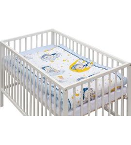 SCARLETT DĚTSKÁ POSTÝLKA S KOMPLETNÍ VÝBAVOU LUNITO 120 X 60 CM - DŘEVĚNÉ POSTÝLKY - SPINKÁNÍ