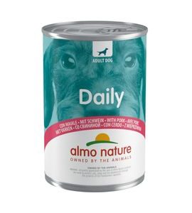 ALMO NATURE DAILY MENU - S VEPŘOVÝM 24X400G - KONZERVY PRO PSY - CHOVATELSKÉ POTŘEBY MALVÍKZOO