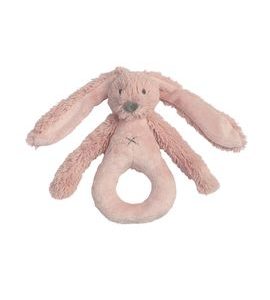 HAPPY HORSE KRÁLÍČEK RICHIE CHRASTÍTKO OLD PINK - MALÉ HRAČKY DO RUČIČKY - PRO DĚTI