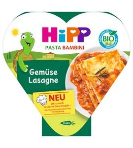 HIPP BIO LASAGNE SE ZELENINOU 250 G - MASO/ZELENINA - KRMENÍ