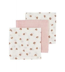 MEYCO MUŠELÍNOVÁ PLENA-ŽÍNKA 3-BALENÍ - MINI PANTHER SOFT PINK - ŽÍNKY A HOUBIČKY - KOUPÁNÍ A ZDRAVÍ