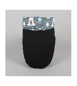 NÁNOŽNÍK ČERNÝ + TEPLÁKOVINA MEDVĚDI NA CESTĚ - NÁNOŽNÍKY - KOČÁRKY A PŘÍSLUŠENSTVÍ